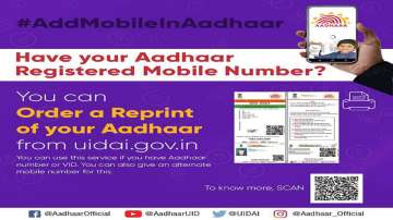 You can easily order for an Aadhaar card reprint through UIDAI's Order Aadhaar Reprint at a basic charge of Rs 50