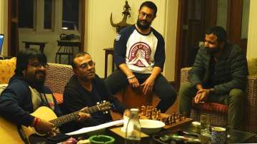 Laal Singh Chaddha team works together on film’s music at Aamir Khan’s house