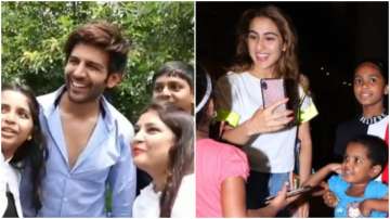 Kartik Aaryan just like Sara Ali Khan wins hearts with his humble attitude towards fans, watch