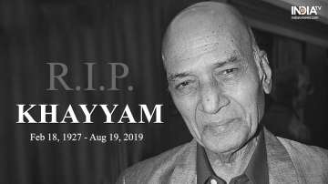 Legendary Bollywood music composer Khayyam Saheb passes away at 92