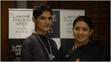 Lakme Fashion Week: Smriti Irani turns Rajasthani model Insta-famous, watch video