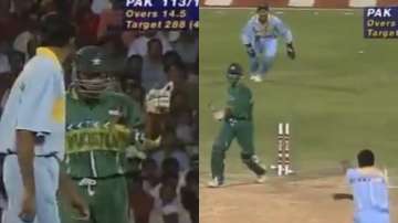 waqar younis, aamer sohail, india vs pakistan, 1996 world cup, 1996 wc, india vs pakistan 1996 world