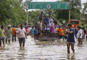 Heavy rains in parts of Rajasthan