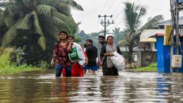 A street vendor who donated sacks of new clothes for flood-hit people