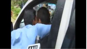 Rahul Gandhi gets kissed by man during Wayanad visit