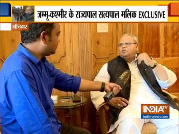 Jammu and Kashmir Governor Satyapal Malik's Exclusive Interview to India TV. 