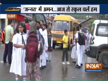 190 schools in J&K reopen amid tight security