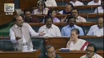 To this end, Sonia Gandhi, sitting on his left, looked at him gaping in bewilderment. She then looked at her son, Rahul Gandhi who tended to agree with her shocked and surprised mother.