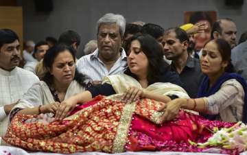 Sushma Swaraj cremated
