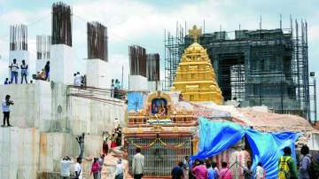 Telangana CM orders to complete Yadadri temple renovation work on war footing