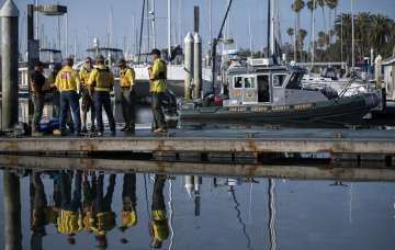 california boat fire