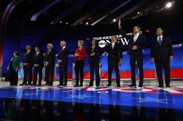 US Elections 2020: Democratic debate live; top contenders finally on same stage 