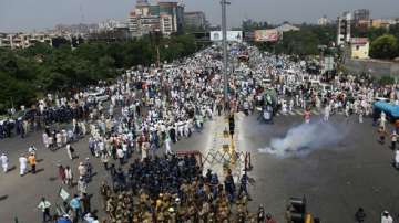 Farmers protest