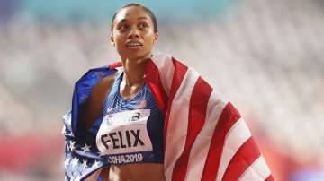 Allyson Felix surpasses Usain Bolt's tally of gold medals at World Championships
