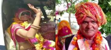 Love is in the air: Rajasthan teacher gifts himself, wife chopper ride to fulfill his wife’s dream