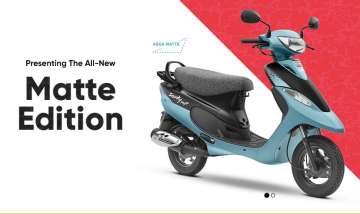 TVS Scooty Pep+ matte edition launched at ₹ 44,764