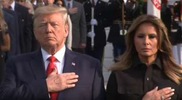 ​How Trump, Melania commemorated 9/11 with a moment of silence | VIDEO