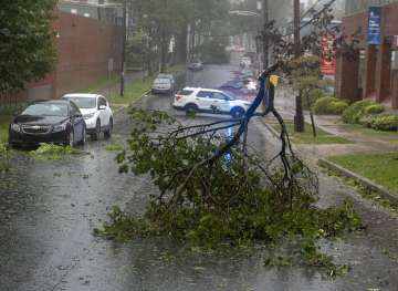 Dorian topples crane, knocks out power in eastern Canada