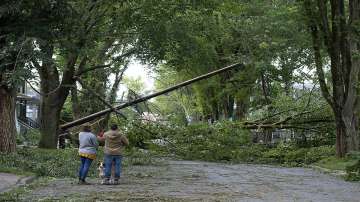 Dorian lashes east Canada, then weakens heading out to sea 