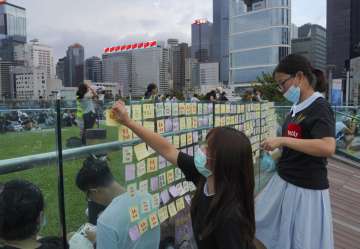 Hong Kong protesters urge UK to back democratic calls