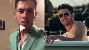 latest news nick jonas and priyanka shared videos on his Instagram story in which he can be seen enj