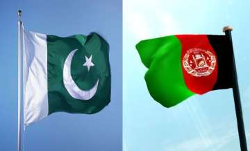 Pakistan and Afghanistan flags