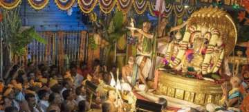 Lord Venkateswara Brahmotsavam to begin on Monday