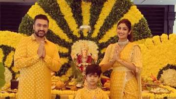 Shilpa Shetty reserves yellow welcome for Ganpati  this year