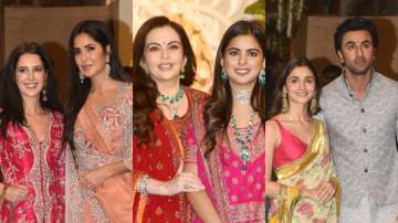 Bollywood celebs gathered at Ambani House for Akash Ambani and Shloka Ambani's first Ganpati celebration after marriage