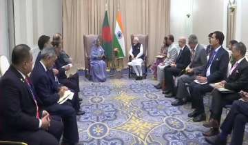PM Modi holds bilateral talks with Sheikh  Hasina, counterparts from Bhutan, Greece, Mauritius