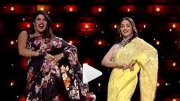 Madhuri Dixit replaces Deepika Padukone as she dances with Priyanka Chopra on Pinga song
