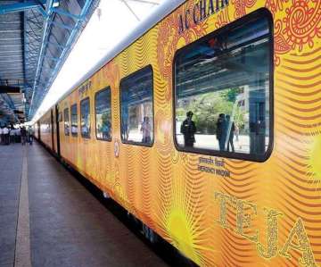 Railway unions protest against IRCTC's Tejas Express