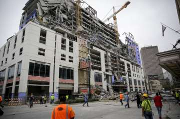 Hard Rock hotel under construction in New Orleans collapses, one dead