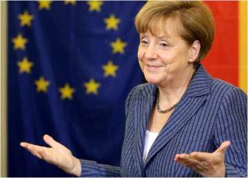 German Chancellor Merkel arriving on November 1 for talks