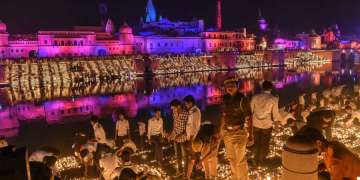 Last year on Diwali, 3,01,152 diyas were illuminated, which entered the Guinness World Records