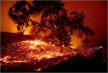Californians struggle with winds, fires, blackouts