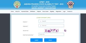 APSET 2019 Admit Card Released: Download hall ticket online at apset.net.in