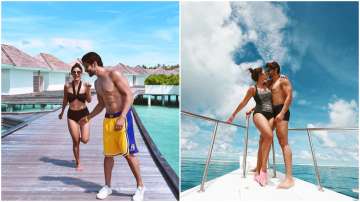 Gurmeet Choudhary and Debina Bonnerjee’s dreamy pictures from Maldives will make you go green with e