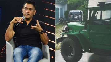 MS Dhoni and his new car