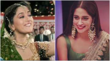 Kahaan Hum Kahaan Tum: Dipika Kakar steps into Madhuri Dixit’s shoes and dances on ‘Chane Ke Khet Me