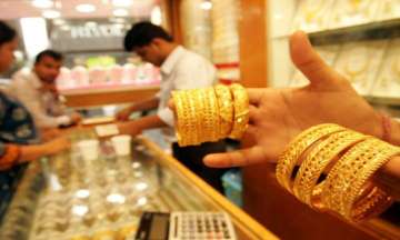 Gold prices up Rs 87 on weaker rupee, firm global markets