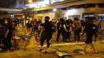 Hong Kong march after student alleges police 'sexual violence'