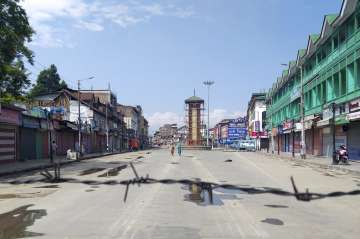 Lal Chowk in Srinagar