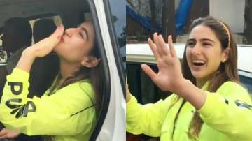 In an aww-dorable video, Sara Ali Khan blows kisses to her little fans, wins the internet