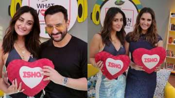 Photos Checkout: kareena kapoor khan shoots with saif ali khan sania mirza for what women want 2 che