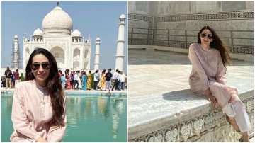 Karisma Kapoor's visit to the Taj Mahal was super fun. Pictures inside