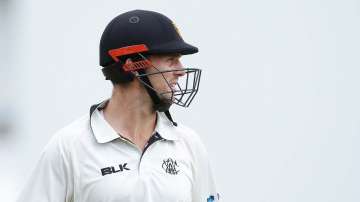 Mitchell Marsh of the Warriors walks back to the rooms after being dismissed by Jackson Bird of the Tigers during day four of the Sheffield Shield match between Western Australia and Tasmania at WACA on October 13, 2019 in Perth, Australia.