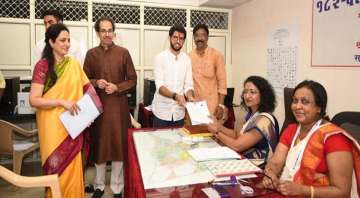 Aaditya Thackeray files nomination from Worli