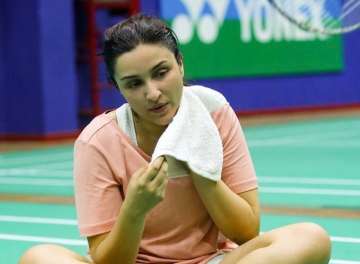 Parineeti Chopra sweats it out at badminton court