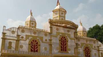 Eco-friendly Durga Puja pandal in Gurugram
